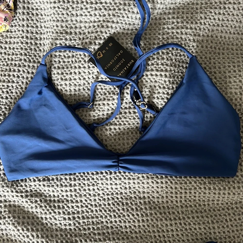 Skatie Blue Two-Piece Bikini Set